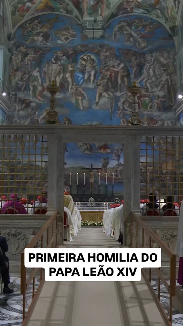 O SENHOR ME CHAMOU PARA CARREGAR UMA CRUZ E REALIZAR UMA MISSÃO!
"Após a eleição na tarde de 8 de maio, o Papa Leão XIV voltou esta manhã à Capela Sistina para presidir à Santa Missa com todos os membros do Colégio Cardinalício.
No início de sua homilia, fez em inglês uma saudação aos cardeais, repetindo as palavras do Salmo responsorial: 'Cantarei um cântico novo ao Senhor, porque ele fez maravilhas'.
'E, de fato, não apenas comigo, mas com todos nós. Meus irmãos cardeais, ao celebrarmos esta manhã, convido-os a refletir sobre as maravilhas que o Senhor fez, as bênçãos que o Senhor continua a derramar sobre todos nós por meio do Ministério de Pedro.
O Senhor me chamou para carregar essa cruz e realizar essa missão, e sei que posso contar com cada um de vocês para caminhar comigo, continuamos como Igreja, como uma comunidade de amigos de Jesus, como fiéis para anunciar a Boa Nova, para anunciar o Evangelho'."
Fonte:
<https://www.instagram.com/reel/DJbksJFNjy9>. Acesso em: 09 mai. 2025.
⚠️➡️Nos siga no Instagram: @katholikosbrasil
⚠️➡️Curta nossa página no Facebook: @katholikosbrasil
#Katholikos #HabemusPapam #PapaLeãoXIV #LeãoXIV